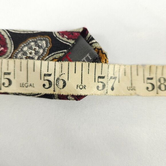 2 Robert Talbott Purple & Gray Geometric Shape Silk Ties Made in the USA - Picture 9 of 9